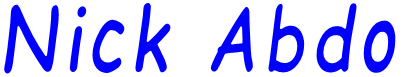 Nick Abdo